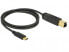 Фото #2 товара Delock 83675 - 1 m - USB C - USB B - USB 3.2 Gen 2 (3.1 Gen 2) - 10000 Mbit/s - Black