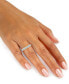 ფოტო #2 პროდუქტის Diamond Emerald-Cut Eternity Band (4 ct. t.w.) in Platinum or 14k Gold