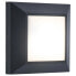 Фото #1 товара Уличный светильник click-licht.de Helena алюминиевый и пластиковый черный, белосатинированный
