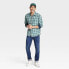 Men's Reversible Long Sleeve Button-Down Shirt - Goodfellow & Co