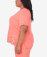 Фото #3 товара Plus Size Neptune Beach Medallion Cut Out Top