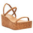 Фото #4 товара COCONUTS by Matisse Honor Platform Wedge Womens Brown Casual Sandals HONOR-128