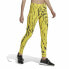 Sport leggings for Women Adidas Future Icons Animal-Print Yellow