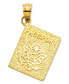 ფოტო #1 პროდუქტის 14k Gold Charm, Passport Charm