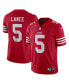 Фото #2 товара Men's Trey Lance Scarlet San Francisco 49ers Vapor Limited Jersey