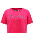 ფოტო #3 პროდუქტის Women's Pink New York Yankees Triple Pink Boxy Cropped T-Shirt