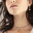 Фото #2 товара Silver round earrings with zircons Storie RZO004