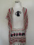 Фото #1 товара Fraas tassel trim Neck tie Split Neck Poncho Top Ivory Multi One Size