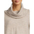 Фото #4 товара Dreamers by Debut Sweater Women's Medium Taupe Long Sleeve Cowl Neck Pullover