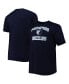 Фото #2 товара Men's Navy Memphis Grizzlies Big and Tall Heart and Soul T-shirt