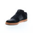 Фото #8 товара DC Cure ADYS400073-BGM Mens Black Leather Skate Inspired Sneakers Shoes