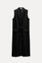 ZW COLLECTION WAISTCOAT DRESS WITH BELT