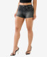 Фото #3 товара Women's Hip Cutout Summer Denim Shorts