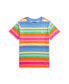 Toddler and Little Boys Striped Cotton Jersey T-shirt