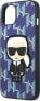 Karl Lagerfeld Etui Karl Lagerfeld KLHCP13MPMNIKBL Apple iPhone 13 hardcase niebieski/blue Monogram Ikonik Patch