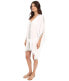 Фото #2 товара Tommy Bahama 297829 Lace Tunic w/ Lace Inset Edge Cover-Up White Swimwear, L