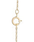 ფოტო #5 პროდუქტის Diamond Pineapple 18" Pendant Necklace (1/10 ct. t.w.) in 10k Gold