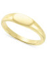 Фото #1 товара Gold-Tone Signet Ring, Created for Macy's