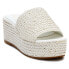 Фото #2 товара BEACH by Matisse Peony Platform Womens White Casual Sandals PEONY-103
