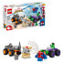 Фото #3 товара Конструктор пластиковый Lego Схватка халка и носорога на грузовиках (10782)