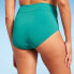 Фото #4 товара Lands' End Women's UPF 50 Full Coverage Tummy Control High Waist Bikini Bottom
