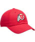 Фото #2 товара Men's Red Utah Utes Primary Logo Staple Adjustable Hat