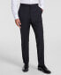 Фото #14 товара Men's Modern-Fit Wool Blend Super Flex Stretch Tuxedo Pant