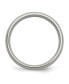 ფოტო #3 პროდუქტის Titanium Brushed with 14k Gold Inlay Wedding Band Ring