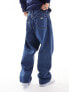 Фото #2 товара Obey bigwig baggy skate unisex stone wash jeans in blue