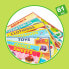 Фото #5 товара Развивающая игра Montessori Lisciani 26 x 6 x 26 см цветов 61 предмет 6 штук