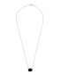 Macy's onyx (14mm x 10mm) Oval Pendant Necklace