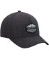 Men's Heather Black Sawing Logs Snapback Hat