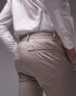 Фото #8 товара Topman super skinny herringbone texture suit trousers in stone