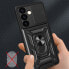 Фото #7 товара Etui z osłoną na aparat do Samsung Galaxy S24 Hybrid Armor Camshield czarne