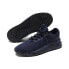 Фото #7 товара Puma Pacer Future Drip 39280101 Mens Blue Canvas Lifestyle Sneakers Shoes