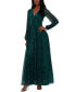 Women's Crinkle-Texture Evening Gown