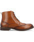 Фото #2 товара Men's Edison Tru Comfort Foam Wingtip Ankle Boots
