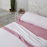 Фото #4 товара Мешок Nordic без наполнения Alexandra House Living Eira Горячий розовый 180 кровать 4 Предметы