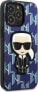 Karl Lagerfeld Etui Karl Lagerfeld KLHCP13LPMNIKBL Apple iPhone 13 Pro hardcase niebieski/blue Monogram Ikonik Patch