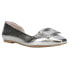 Chinese Laundry Raelynn Metallic Slip On Womens Silver Flats Casual BROL07P8E