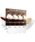 How My Wife Tells Time Wall Mounted Wine Rack with Wine Glasses and Coffee Mugs, Set of 9