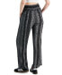 Фото #2 товара Широкие брюки Kingston Grey серого цвета с принтом для девушек