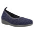 Фото #2 товара Propet Yen Knit Slip On Womens Blue Flats Casual WCX074M-NVY