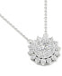 Фото #3 товара Forever Grown Diamonds lab Grown Diamond Sunburst 18" Pendant Necklace (1/2 ct. t.w.) in Sterling Silver