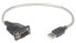 Фото #7 товара IC Intracom USB-A to Serial Converter cable - 45cm - Male to Male - Serial/RS232/COM/DB9 - Prolific PL-2303RA Chip - Equivalent to Startech ICUSB232V2 - Black/Silver cable - Blister - Grey - 0.45 m - RS-232 - USB A - Male - Male