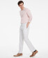 ფოტო #1 პროდუქტის Men's Slim-Fit Solid White Pants