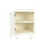 Фото #2 товара Ночной столик DKD Home Decor Белый Деревянный MDF 45 x 40 x 55 cm