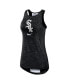 Women's Black Chicago White Sox Right Mix High Neck Tank Top