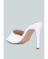 3rd divorce wide strap casual high heels