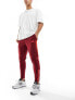 Фото #9 товара adidas Football Manchester United tracksuit joggers in burgundy